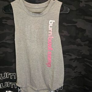 Burn Boot Camp Women’s Gray Muscle Tee
